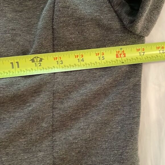 41 Hawthorn Heather Gray Knit Blazer Jacket Womens Size Medium Ruched Sleeves - Picture 5 of 10